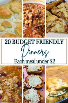 20 budget - friendly dinners each meal under $ 2 are delicious and easy to make