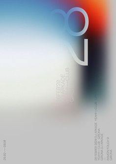 an abstract poster with the letter d on it