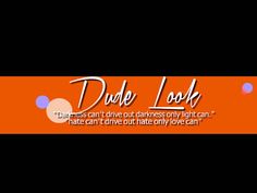 an orange and black banner with the words duke looks