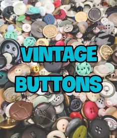 You will receive 90g (3.18oz) of randomly mixed buttons and will be shipped via oversized lettermail Canada Post or Light Packet USA. If you would like certain sizes i.e: small, medium or large buttons -- please add it in the personalization box! Do you love collecting vintage buttons? Crafting? Sewing?! Well you are on the right page! I have many buttons that I collect from across North America that I would love to share with you. Your lot will include a mix of vintage to modern buttons. The buttons are made from all types of materials! These buttons are great for crafting, collecting, scrapbooking and of course -- sewing! Every pack you order will be randomly selected and you will receive a wide variety, every order will be a mystery. Not all buttons will be perfect as they are old, but Vintage Buttons Crafts, Button Crafts, Large Buttons, Canada Post, Vintage Button, Vintage Buttons, Craft Activities, Etsy Vintage, Vintage Collection