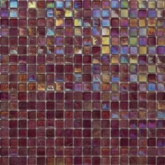 a close up view of a mosaic tile wall