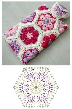 crochet patterns for purses and wallets, including the granny granny granny granny granny