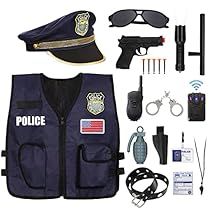 Police Officer Costume Kids Boys, Police Accessories, Police Halloween Costumes, Spiderman Car, Toddler Boy Costumes, Police Toys, Officer Costume, Police Officer Costume, Police Outfit