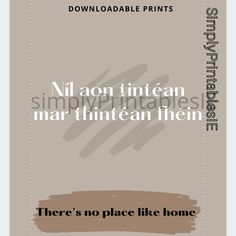 a book cover with the words,'there's no place like home '