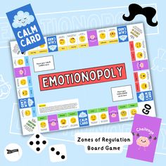 a board game with the words emotionopy on it