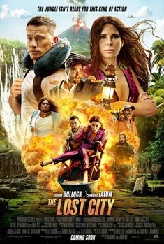 the movie poster for the lost city