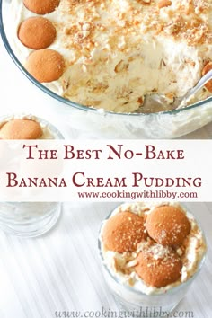 the best no - bake banana cream pudding recipe