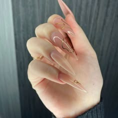 Almond Nails Edgy, Edgy Nails, Glamour Nails, Long Acrylic, Square Acrylic Nails, Fire Nails, Pretty Acrylic Nails, Fancy Nails, Chic Nails