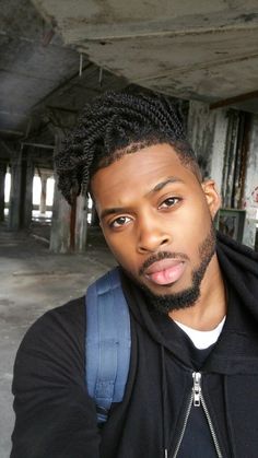 Beautiful brother Natural Hair Men, Mens Braids Hairstyles, Corte De Cabelo Masculino, Dreadlock Hairstyles, Afro Punk