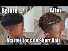 Starter Locs Hairstyles Men, Short Locs Hairstyles Starter Men, Starter Loc Styles Short Men, Coils On Natural Hair Boys, Comb Twist Men Short Hair, Started Locs Styles For Men, How To Do Starter Locs On Short Hair, Coil Twist Natural Hair Men, Starter Locs Short Hair Men