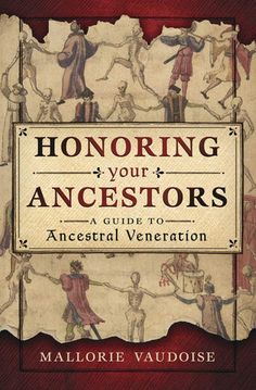 the book cover for honoring your ancestors, with an image of people holding hands