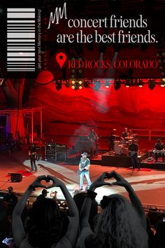 Quote by Memory in the Making, "concert friends are the best friends." 2 girlfriends loving Cody Jinks live at Red Rocks Amphitheatre in Colorado. Add this venue to your concert bucket list journal. Download free from Memory in the Making. Self Therapy Journaling, Concert Friends, Therapy Journaling, Red Rocks Colorado, Cody Jinks, Bucket List Quotes, Concert Venues