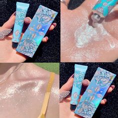 Kawaii Wedding, Body Shimmer, Makeup Highlighter, Blue Beauty