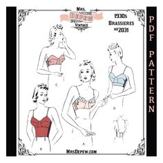 three women in swimsuits from the 1950's, one is wearing a bra and