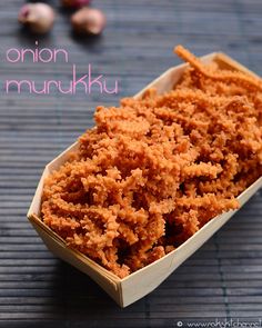 onion munchi in a cardboard box on a table