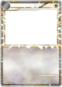 a white and gold frame with stars on the border for a photo or an image