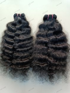 2 Bundle Deal Indian Virgin Human Hair - Natural Straight, Wavy, and Curly. Natural Color - Black and Brown. The deal contains - 2 Bundes combo of the same texture  Each bundle weights 100Grams - (100 grams x 2 = 200Grams) Single Drawn, cuticle aligned Machine Weft - Double weft ( ensure no shedding ) Lengths Available from 10 Inches to 30 Inches. 100% unprocessed human hair extensions. We sourced from temples in India. Free from chemicals and processing. Natural texture, and last-long. We also offer 3 bundle deals, 5 bundle deals, 6 bundle deals, and wholesale deals. Our Products are: Bulk Hair Extensions Machine Weft Extensions Clip Hair Extensions Keratin Tip Hair Extensions Lace Closure and Frontals Human Hair Lace wigs T-Part, U-Part Wigs Our products are available in Natural Black, N Indian Remy Human Hair, Indian Human Hair, U Part Wigs, Hair Extensions Best, Natural Human Hair, Remy Hair Extensions, Remy Human Hair Extensions, Human Hair Lace Wigs, Hair Weft