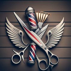 Barber Pictures, Barber Shop Pictures, Biker Logo Design, Simple Cross Tattoo, Barber Haircuts, Barber Tattoo, Supreme Iphone Wallpaper, Heartbeat Tattoo, Barber Logo