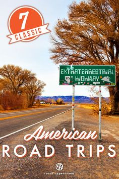 an american road trip with 7 classic interstate highway signs