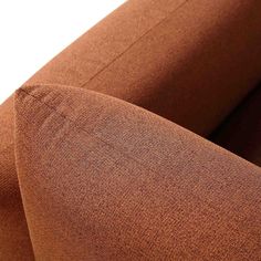 close up view of the back of a brown chair