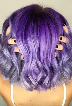 Violet Purple Hair, Mahogany Red Hair, Purple Hair Dye, Purple Hair Color Ideas, Black Cherry Hair, Purple Hair Color, Lavender Hair Colors, Light Purple Hair, Dyed Tips