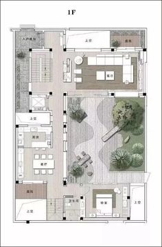 the floor plan for a small house