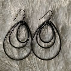 Never Worn Hematite Earrings! Very Pretty Hematite Earrings, Raindrop Earrings, Rain Drops, Earrings Color, Jewelry Earrings, Womens Sizes, Women Jewelry, Women Shopping, Black