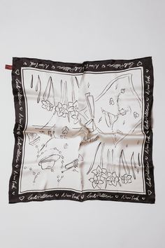 "New York in Sketches" Silk Scarf is designed to give you a glimpse into our New York City memories and culture. The bold, striking print makes it an excellent addition to your wardrobe. To honor traditional silk making the scarf edges are hand-rolled and hand stitched by local artisans. 100% mulberry silk satin Edges are hand-rolled, and hand stitched by local artisans size: 65cm x 65cm (26"w x 26"l) Hand Roll, Local Artisans, Capsule Collection, Square Scarf, Silk Scarves, Mulberry Silk, Hand Stitched, Silk Satin, Silk Scarf