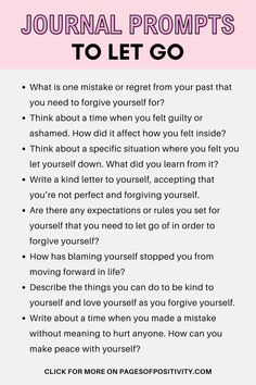 Explore journal prompts for forgiveness, journal prompts for healing, & journal prompts that make you think to elevate your emotional health. These powerful prompts, including self-forgiveness journal prompts for adults & shadow journal exercises, guide you through self-therapy journaling to let go of the past. Discover the power of forgiveness through journal writing prompts that make you think deeply. These transformative journal prompts to let go help you grow, heal, & reclaim inner peace. Journal Prompts To Let Go, Forgiveness Journal, Healing Journal Prompts, Shadow Journal, Journal Prompts For Healing, Prompts For Healing, Journal Prompts For Adults, Power Of Forgiveness