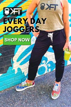 Whether you’re looking to complete your gym outfit or you just need a pair of casual and comfy pants for lounging, these Every Day joggers from KFT Brands will become your new favorite! Mid-rise with a thick adjustable waistband, roomy pockets, and ⅞ length, order yours and look your best while feeling so comfortable. Shop Now! │#KFTBrands #fitness #workoutclothes #athleticwear #athleisure #athleisurefashion #joggers Jogging Pants Outfit, Comfy Winter, Pink Yoga Pants