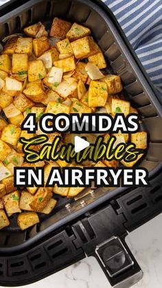 REALFIT | Nutrición & Entrenamiento🥙💯 on Instagram: "COMENTA: 🔥 si quieres + comidas saludables en Airfryer👌🏼

💾❤️Guárdate y dale like para tu próxima lista de la compra en Mercadona🛒

🚨Estoy dando alternativas ocasionales para días sin tiempo o para añadir más variedad a vuestra alimentación.

💡Algunos de estos productos deben ser un complemento para días sin tiempo, ya que siempre debemos intentar comer materias primas frescas y cocinarlas nosotros mismos. 

✅Pero son buenas opciones para ir haciendo cosas o preparando otras comidas mientras se elaboran solas en el Airfryer.

#deporte #nutricion #gym #fitness #realfit #mercadona #airfryer #perderpeso #recetas #freidoradeaire"