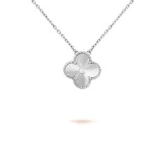 This silver clover necklace is both a stylish and versatile piece. Crafted with high-quality material, the four-leaf clover design symbolizes good luck and fortune. The delicate chain adds a touch of elegance to any outfit. Perfect for casual wear or special occasions. ADDITIONAL INFORMATION Color: Silver Stone: Cubic Zirconia Ref. 07394-WG Material:- 925 Sterling Silver - 18k Gold Plated- 18k Real Gold ( contact us via instagram) Length of chain : 41cm Our replica products are committed to qual Van Cleef Necklace White Gold, Silver Van Cleef Necklace, Van Cleef Silver Necklace, Van Cleef Arpels Silver, Van Cleef White Gold, Silver Van Cleef, Van Cleef Alhambra, Van Cleef Arpels Necklace, Van Cleef Necklace