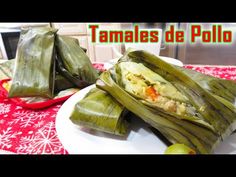 Como Hacer Tamales de Pollo para NAVIDAD - YouTube Authentic Tamales, Tamales Recipe, Recetas Salvadorenas, Chicken Tamales, Recipe Banana, Tamale Recipe, Diced Carrots, Carrots And Potatoes, Banana Leaves