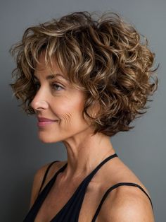 Are you over 50 and considering a fresh hairstyleDive into our comprehensive guide featuring 32 chic bob and pixie cuts specifically tailored for women Short Curly Bob Hairstyles Over 50, Curly Pixie Bob Haircut, Curly Layered Bob With Bangs, Curly Bobs For Older Women, Curly Stacked Bobs, Hair For Women Over 50, October Hair, Cortes Bob, Curly Bobs