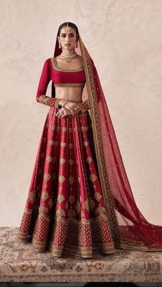 Red Wedding Lehenga, Bride 2024, Latest Bridal Lehenga Designs, Jae Suk, Red Bridal Dress, Latest Bridal Lehenga, Designer Lehengas, Indian Bride Outfits