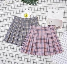 Chic Plaid High Waist Woolen Pleated Skirt sold by Littlepinko on Storenvy Aesthetic Skirts, Outfits For Shifting, Egirl Outfits, Ice Dresses, Grunge Clothing, Clothes Korean Style, Plaid Pleated Skirt, Fashion Boards, Fashion Grunge