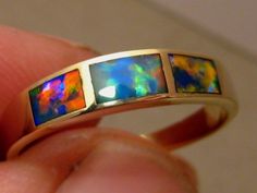 Amazing Red Orange Solid Black Opal Inlay Ring 14k Gold $500 by thebigbiglemon Favorite Tattoos, Put A Ring On It, Online Jewelry, Solid Black, Gemstone Jewelry, Jewelry Box, Opal