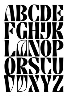 the letters are black and white in this type of typogramic art work