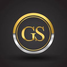 gold and silver logo with the letter g s