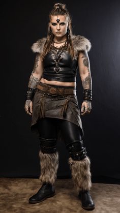 Viking Fancy Dress, Female Viking Warrior Outfit, Diy Barbarian Costume Women, Viking Costumes Female, Viking Warrior Woman Outfit, Viking Costume Women’s, Female Viking Costume Diy, Viking Witch Costume Diy, Viking Women Tattoo