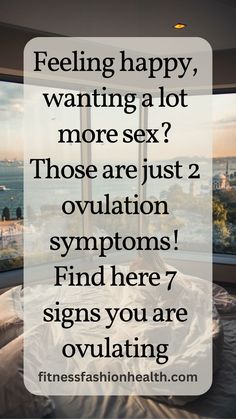 ovulation symptoms ovulation signs