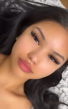 Clean Makeup With Lashes, Abg Lashes Extensions, Eyelashes Extensions Hybrid, Short Doll Eye Lashes, Wet Sets Lash Extensions, Small Eyes Lash Extensions, Downturned Lashes, Hybrid Wispy Cat Eye Lash Extensions, Hybrid Set Lashes