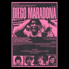 the poster for diego maradona's film, which was released in 1971