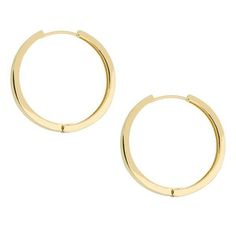 18K Vermeil Measurements: 1.2in / 30mm 14k Gold Hoop Jewelry Si Clarity, Classic Small Hoop Rings For Everyday, Everyday Yellow Gold Hoop Jewelry, Small Hoop Gold Classic Rings, Gold Small Hoop Classic Rings, Classic Small Hoop Gold Rings, Modern Hallmarked Hoop Earrings For Everyday, Modern Everyday Hoop Earrings, Classic 14k Gold Hoop Jewelry