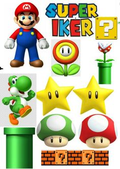 the super mario bros character is shown in this image