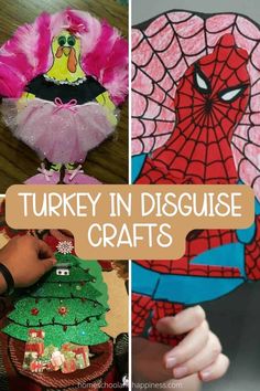 turkey in disguise crafts for kids to make