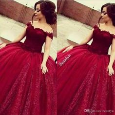 quinceanera dresses,burgundy wedding dress,maroon ball gowns,off-the-shoulder wedding gowns,flower dresses for bride Maroon Ball Gowns, Prom Dress Off Shoulder, Burgundy Wedding Dress, Off Shoulder Prom Dress, Princess Prom Dress, Prom Dress Vintage, Prom Dresses Burgundy, Dresses Burgundy