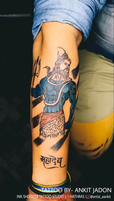 Mahadev colour tattoo Tattoo Colour, Colour Tattoo