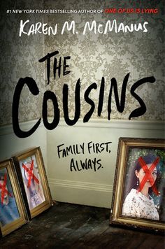 the book cover for the cousins by karren m mcmanus