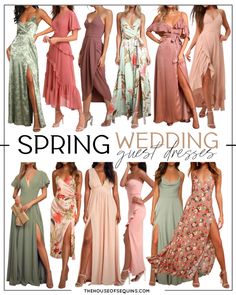 wedding guest dresses for spring and summer